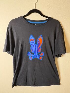 Psycho Bunny Graphic Tee — Size 6 (Large)